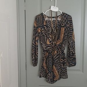 Mosaic Printed Romper